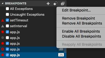 Breakpoints