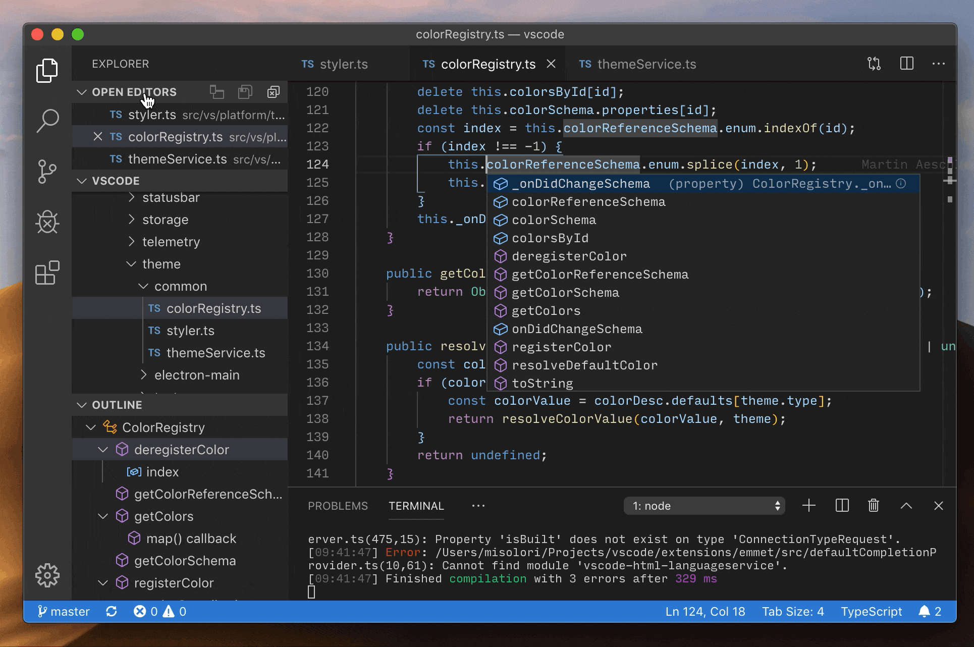 VS Code product icons