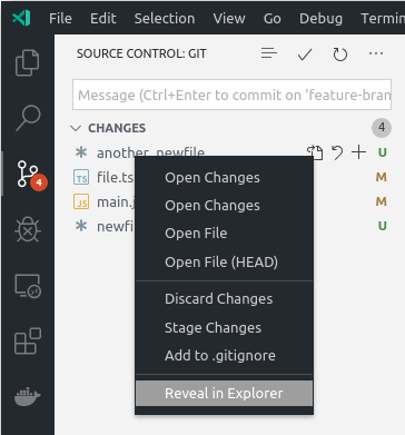 Git Reveal in Explorer