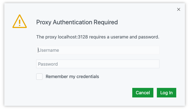 Proxy Login