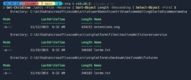 Complex queries are OS and shell-specific